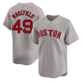 Arlishia B.Red Sox #49 Tim Wakefield Player Gray Road Limited Home Game Stitched Jerseys