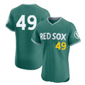 Arlishia B.Red Sox #49 Tim Wakefield Player Green City Connect Limited Elite Home Game Stitched Jerseys