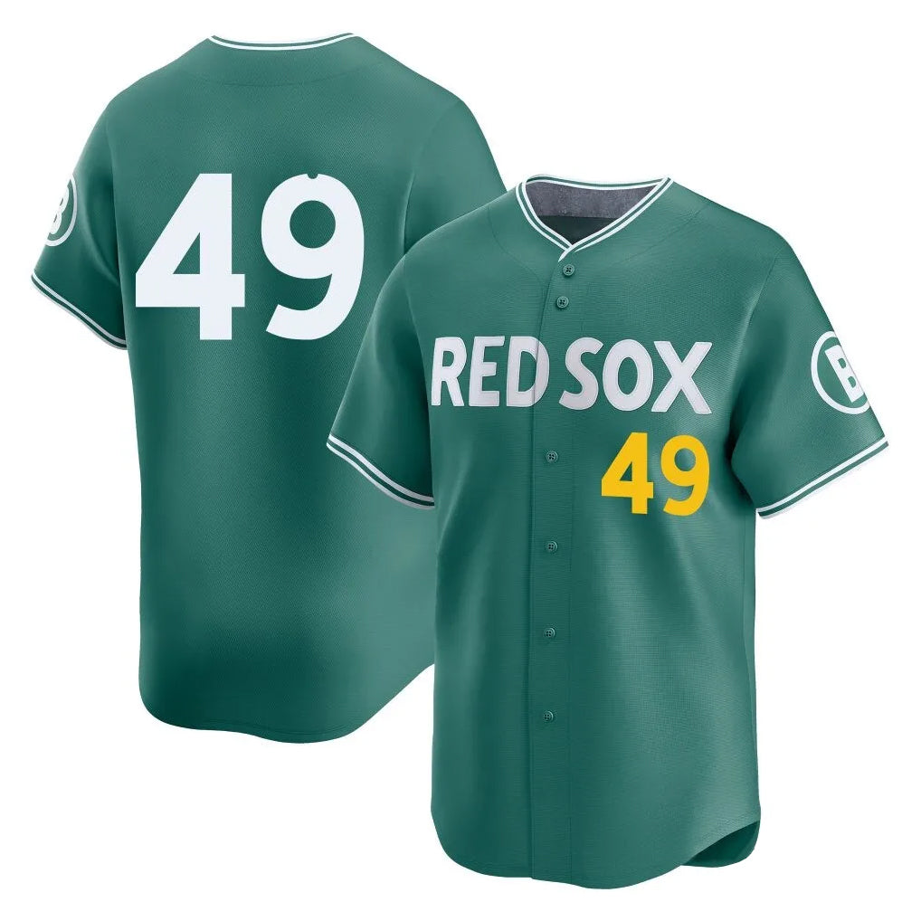 Arlishia B.Red Sox #49 Tim Wakefield Player Green City Connect Limited Home Game Stitched Jerseys