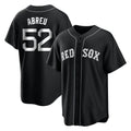 Arlishia B.Red Sox #52 Wilyer Abreu Player Black Home Game Stitched Jerseys