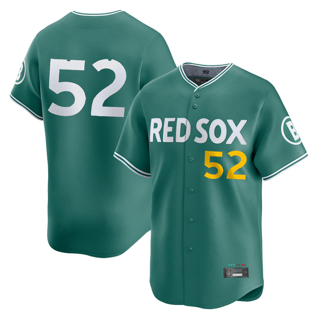 Arlishia B.Red Sox #52 Wilyer Abreu Player Green City Connect Limited Home Game Stitched Jerseys