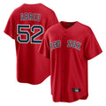 Arlishia B.Red Sox #52 Wilyer Abreu Player Red Home Game Stitched Jerseys