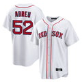 Arlishia B.Red Sox #52 Wilyer Abreu Player White Home Game Stitched Jerseys