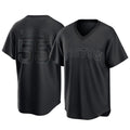 Arlishia B.Red Sox #55 Ranger Su¨¢rez Player Black T-shirt Home Game Stitched Jerseys