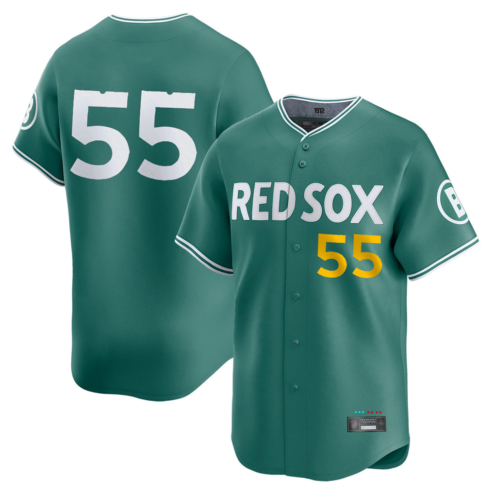 Arlishia B.Red Sox #55 Ranger Su¨¢rez Player Green City Connect Limited Home Game Stitched Jerseys