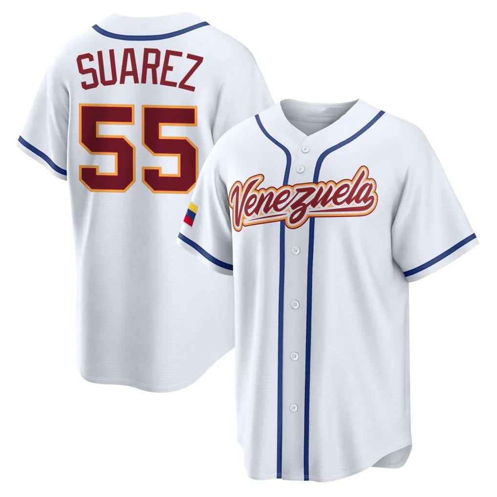 Arlishia B.Red Sox #55 Ranger Su¨¢rez Player White 2026 World Classic Limited Home Game Stitched Jerseys