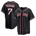 Arlishia B.Red Sox #7 Masataka Yoshida Player Black Out Home Game Stitched Jerseys