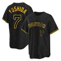 Arlishia B.Red Sox #7 Masataka Yoshida Player Black Snake Skin City Home Game Stitched Jerseys