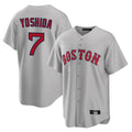 Arlishia B.Red Sox #7 Masataka Yoshida Player Gray Road Home Game Stitched Jersey