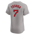 Arlishia B.Red Sox #7 Masataka Yoshida Player Gray Road Limited Elite Home Game Stitched Jerseys