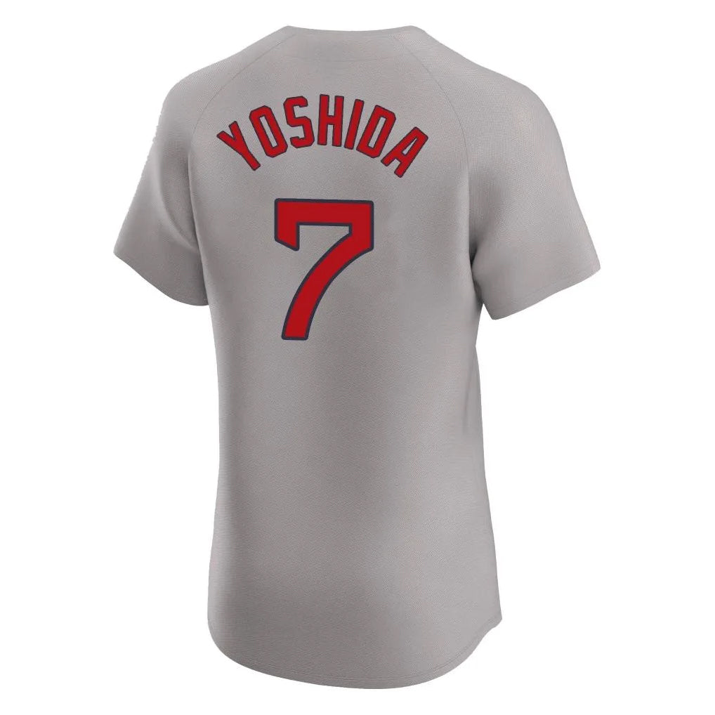 Arlishia B.Red Sox #7 Masataka Yoshida Player Gray Road Limited Elite Home Game Stitched Jerseys