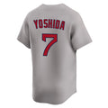 Arlishia B.Red Sox #7 Masataka Yoshida Player Gray Road Limited Home Game Stitched Jerseys