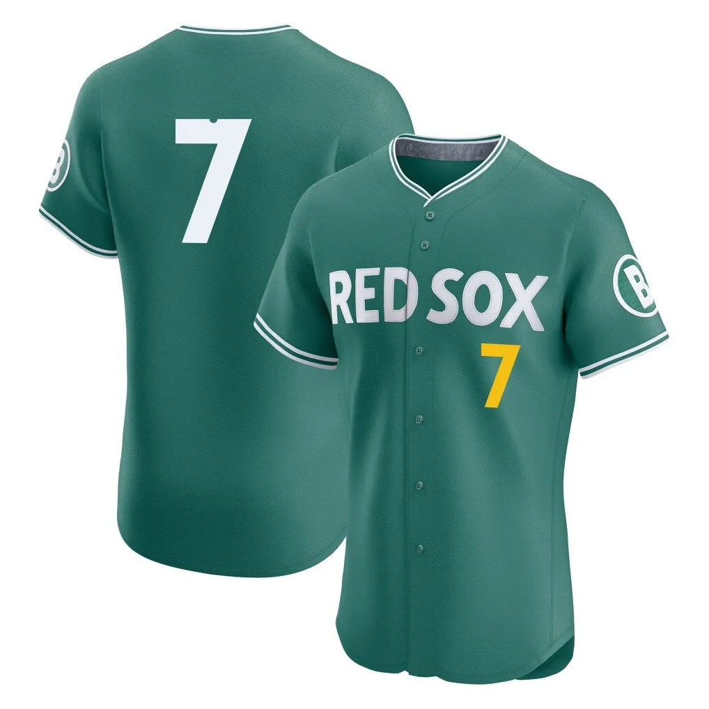 Arlishia B.Red Sox #7 Masataka Yoshida Player Green City Connect Limited Elite Home Game Stitched Jersey