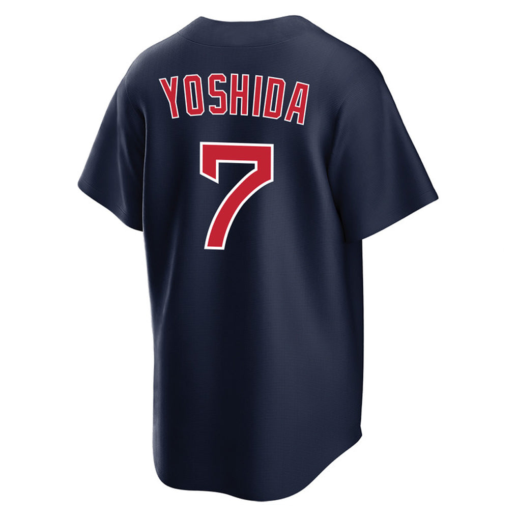 Arlishia B.Red Sox #7 Masataka Yoshida Player Navy Home Game Stitched Jerseys