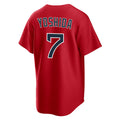 Arlishia B.Red Sox #7 Masataka Yoshida Player Red Home Game Stitched Jerseys