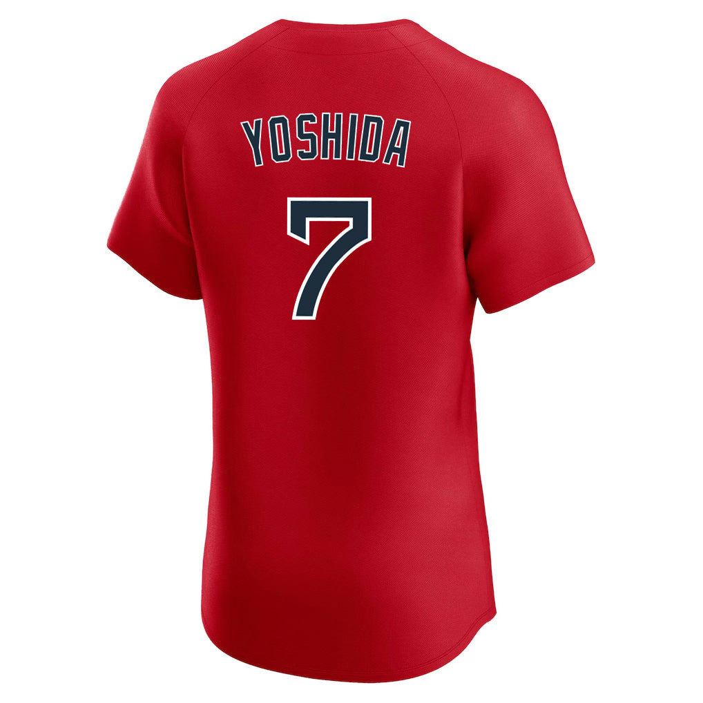 Arlishia B.Red Sox #7 Masataka Yoshida Player Red Limited Elite Home Game Stitched Jerseys