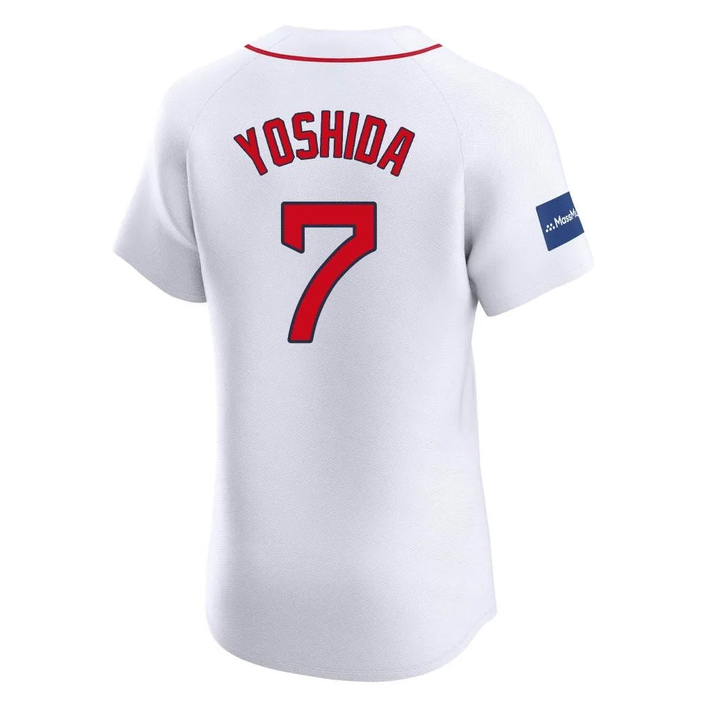 Arlishia B.Red Sox #7 Masataka Yoshida Player White Limited Elite Home Game Stitched Jerseys