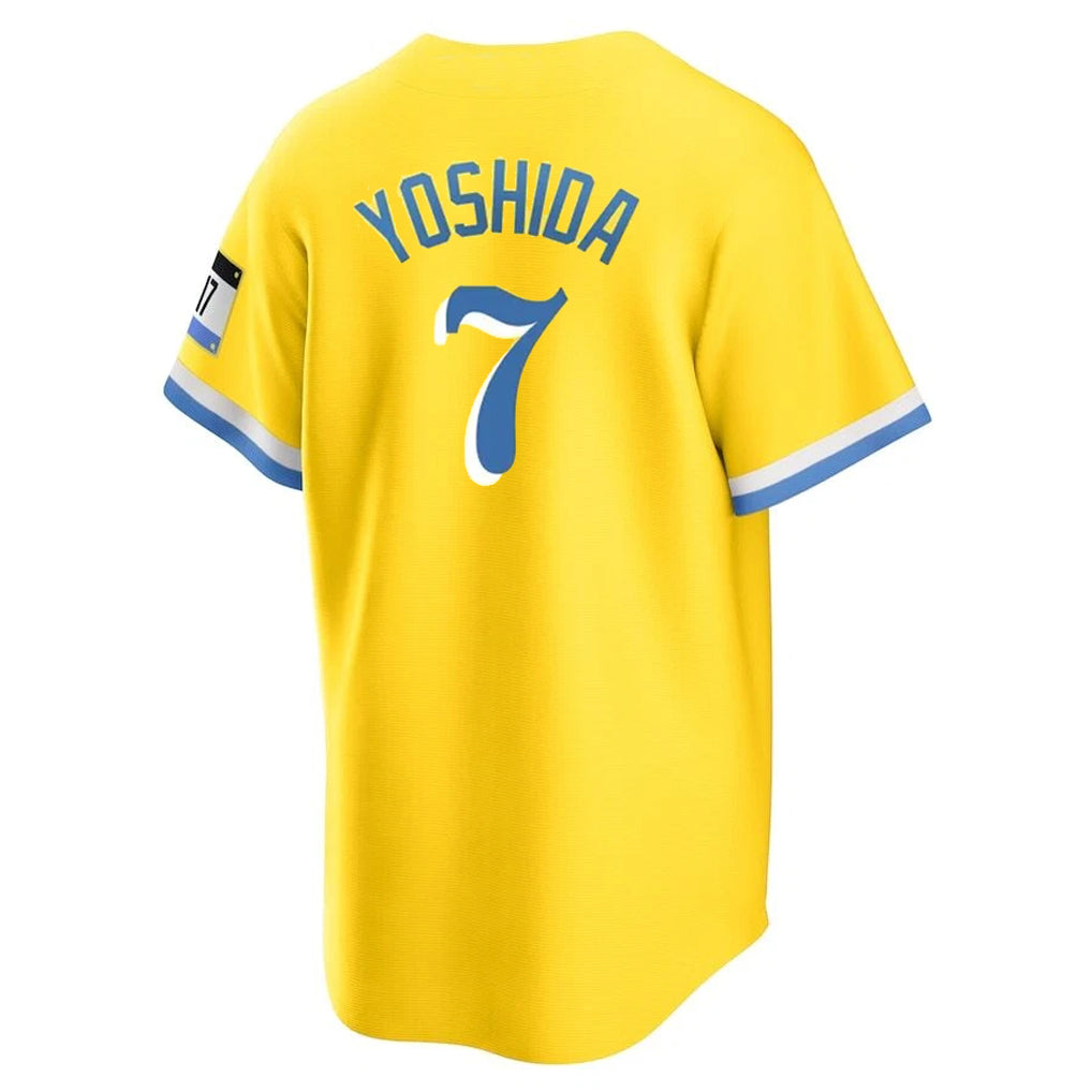 Arlishia B.Red Sox #7 Masataka Yoshida Player Yellow Home Game Stitched Jerseys