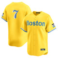 Arlishia B.Red Sox #7 Masataka Yoshida Player Yellow Limited Home Game Stitched Jersey