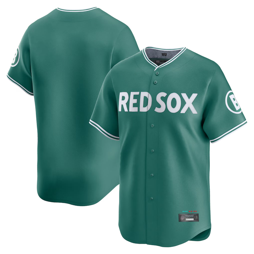 Arlishia B.Red Sox Blank Player Green City Connect Limited Home Game Stitched Jerseys