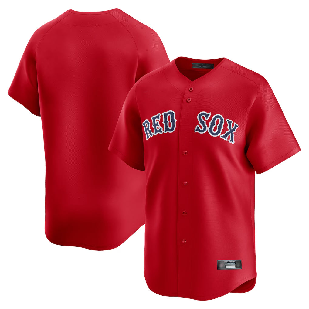 Arlishia B.Red Sox Blank Player Red Limited Home Game Stitched Jerseys