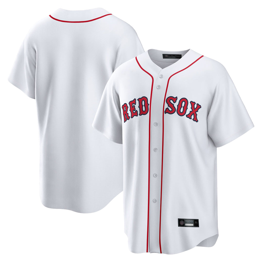Arlishia B.Red Sox Blank Player White Home Game Stitched Jerseys