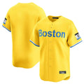 Arlishia B.Red Sox Blank Player Yellow Limited Home Game Stitched Jerseys