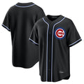 Arlishia C.Cubs Black Home Game Blank Player Stitched Jerseys
