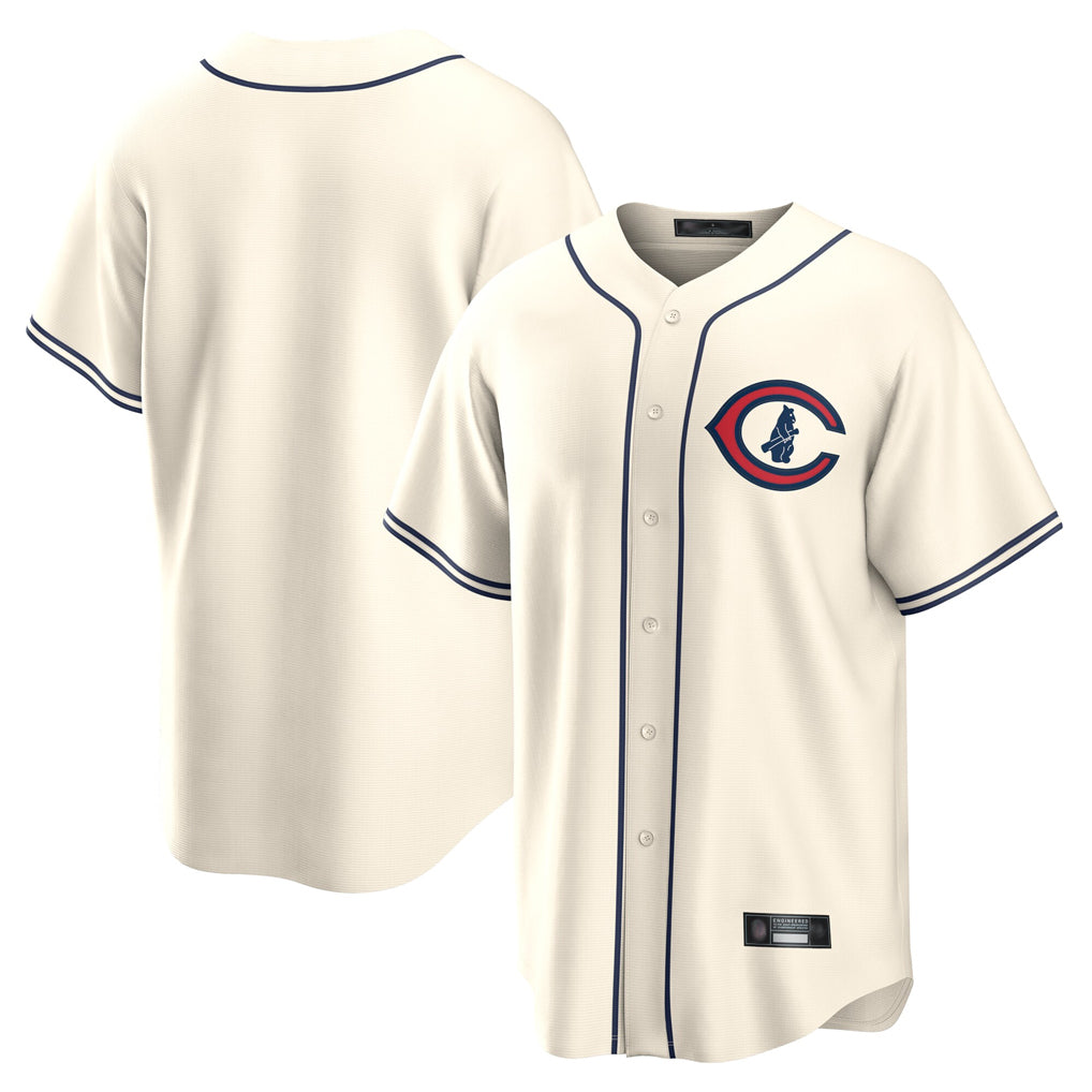 Arlishia C.Cubs Cream Field of Dreams Home Game Blank Player Stitched Jerseys