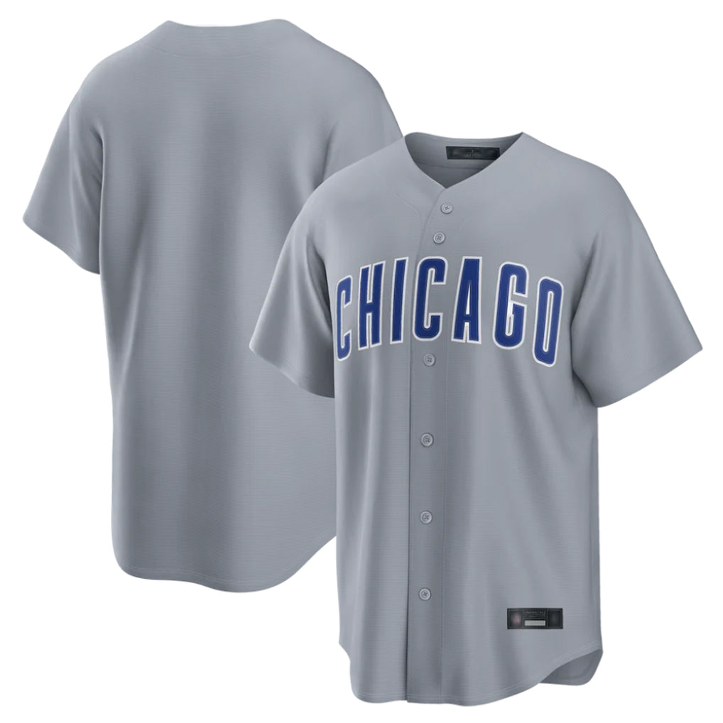 Arlishia C.Cubs Gray Game Home Blank Player Stitched Jerseys