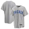 Arlishia C.Cubs Gray Home Game Blank Player Stitched Jerseys