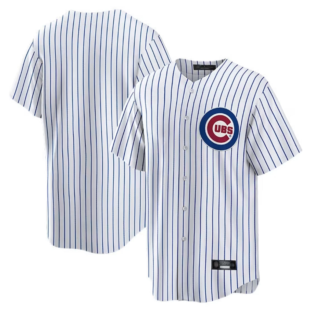 Arlishia C.Cubs White Home Game Blank Player Stitched Jerseys