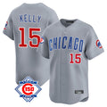 Arlishia C.Cubs #15 Carson Kelly Player Gray Road 150th Anniversary Limited Home Stitched Jerseys