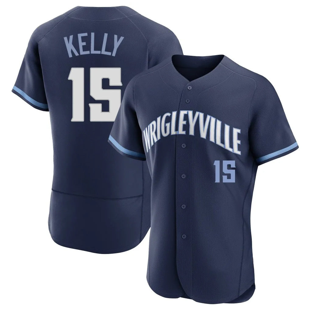 Arlishia C.Cubs #15 Carson Kelly Player Navy City Connect Limited Elite Home Stitched Jerseys