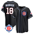 Arlishia C.Cubs #18 Shota Imanaga Player Black Fashion Out 150th Anniversary Game Stitched Jerseys