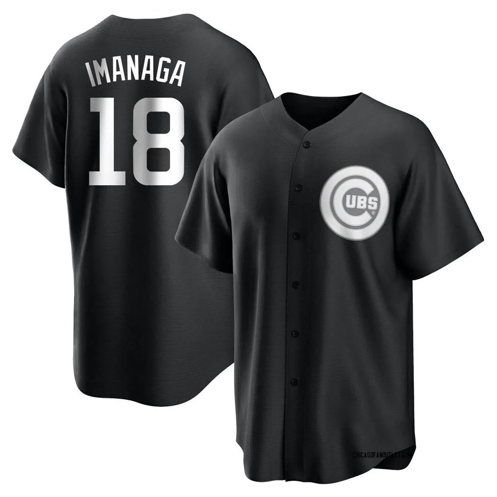 Arlishia C.Cubs #18 Shota Imanaga Player Black Game Stitched Jerseys