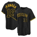 Arlishia C.Cubs #18 Shota Imanaga Player Black Snake Skin City Game Stitched Jerseys