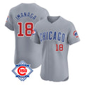 Arlishia C.Cubs #18 Shota Imanaga Player Gray Road 150th Anniversary Limited Elite Home Stitched Jerseys