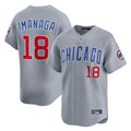 Arlishia C.Cubs #18 Shota Imanaga Player Gray Road Limited Home Stitched Jerseys