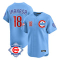 Arlishia C.Cubs #18 Shota Imanaga Player Light Blue 150th Anniversary Limited Home Stitched Jerseys