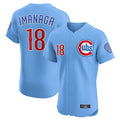 Arlishia C.Cubs #18 Shota Imanaga Player Light Blue Limited Elite Home Stitched Jerseys