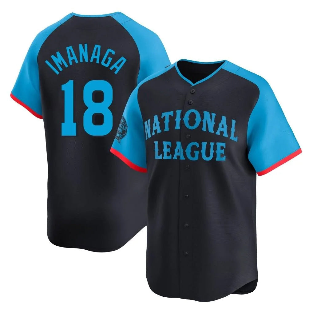 Arlishia C.Cubs #18 Shota Imanaga Player Navy National League All-Star Limited Home Stitched Jerseys