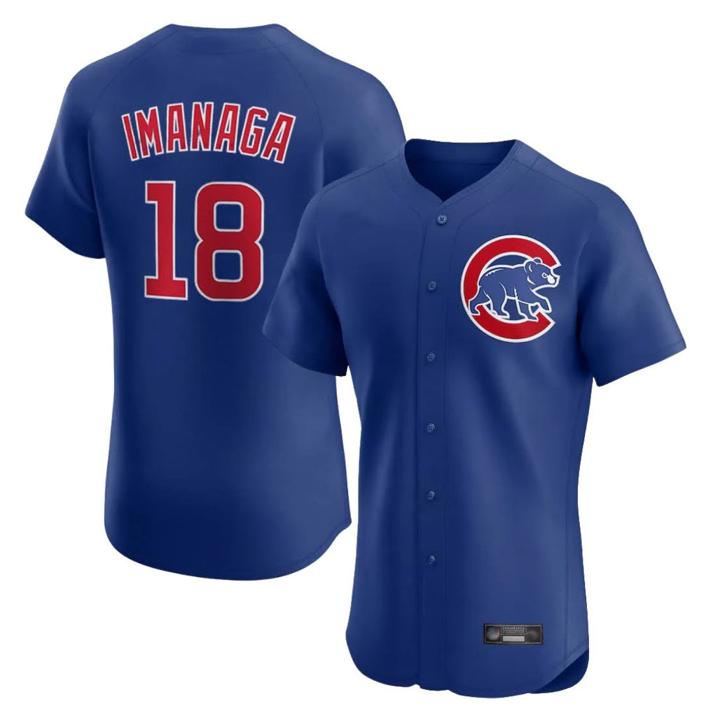 Arlishia C.Cubs #18 Shota Imanaga Player Royal Limited Elite Home Stitched Jerseys