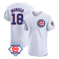 Arlishia C.Cubs #18 Shota Imanaga Player White 150th Anniversary Limited Elite Home Game Stitched Jerseys