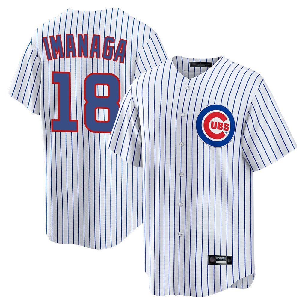 Arlishia C.Cubs #18 Shota Imanaga Player White Game Home Stitched Jerseys
