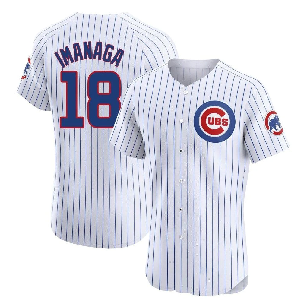 Arlishia C.Cubs #18 Shota Imanaga Player White Limited Elite Home Game Stitched Jerseys
