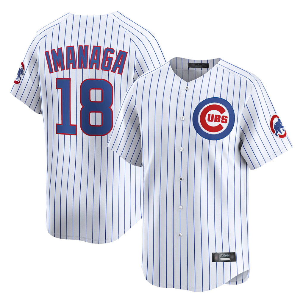Arlishia C.Cubs #18 Shota Imanaga Player White Limited Home Game Stitched Jerseys