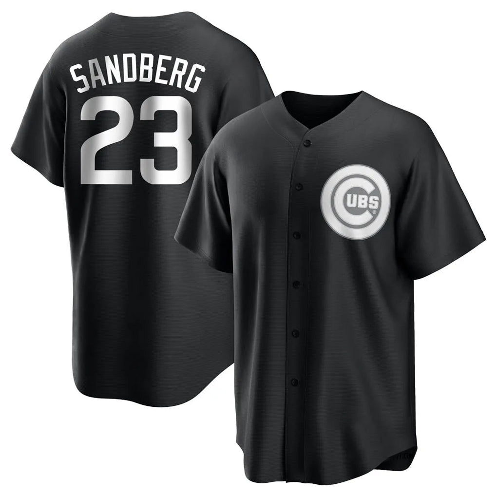 Arlishia C.Cubs #23 Ryne Sandberg Player Black Game Stitched Jerseys