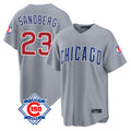 Arlishia C.Cubs #23 Ryne Sandberg Player Gray 150th Anniversary Home Game Stitched Jerseys