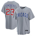 Arlishia C.Cubs #23 Ryne Sandberg Player Gray Home Game Stitched Jerseys